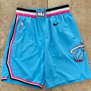 Nike Miami Heat Teal Basketball Shorts